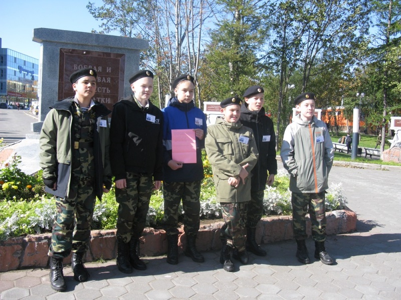 Городские школьники приняли участие в военно-спортивном празднике «Время выбрало нас!»