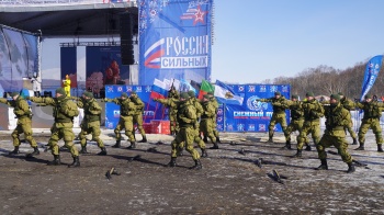 Поддержка наших военнослужащих стала главной темой фестиваля зимних видов спорта «Снежный путь»
