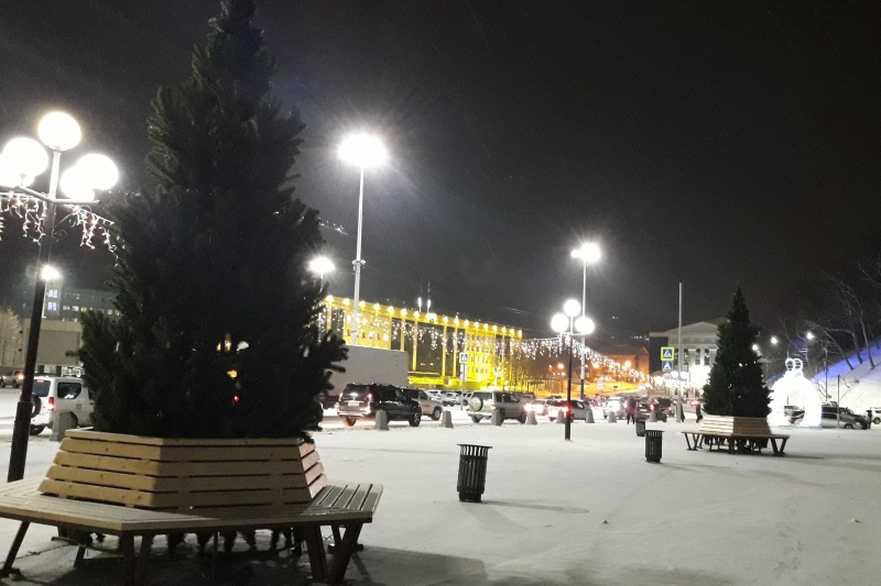 Для безопасности отдыхающих в Новый год и Рождество в центре Петропавловска будет ограничено движение автотранспорта 
