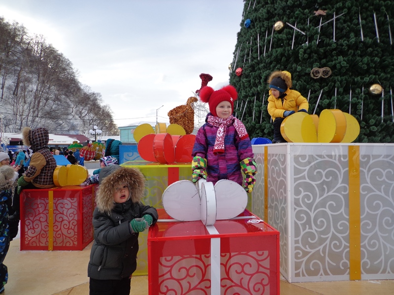 В Петропавловске-Камчатском состоялось открытие Снежного городка