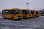 Специализированные школьные автобусы выполнили первые рейсы