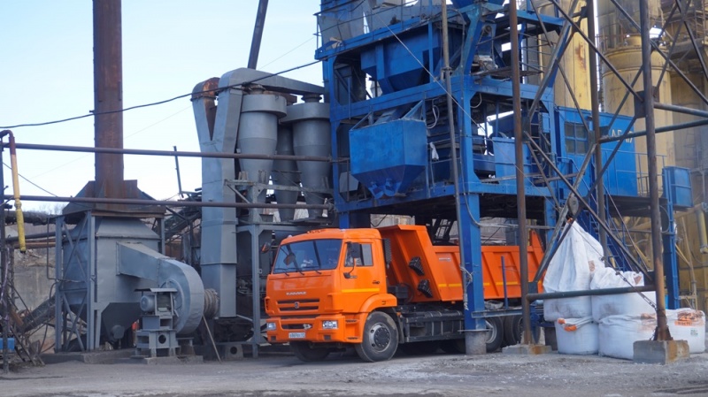 Асфальтовый завод в Петропавловске-Камчатском запущен в работу