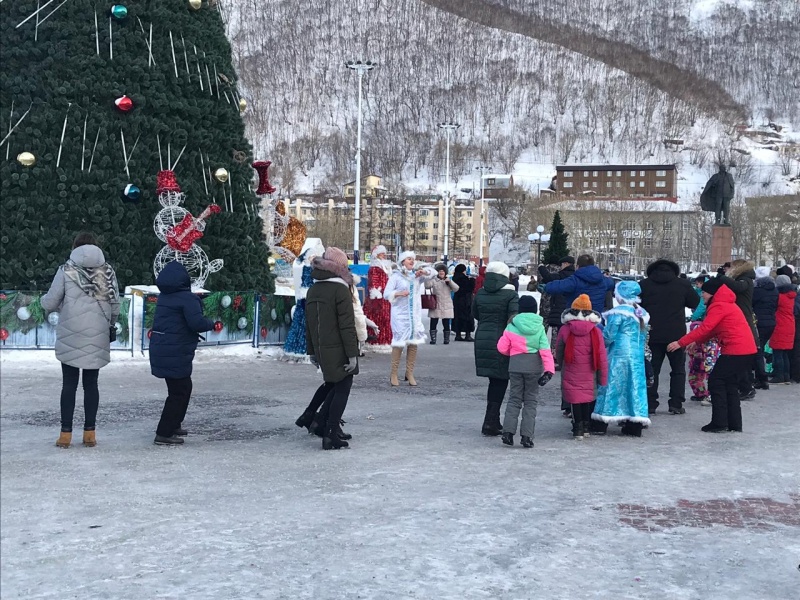 В Петропавловске-Камчатском прошли рождественские гулянья