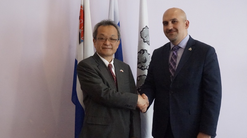 Виталий Иваненко провел встречу с Генеральным консулом Японии во Владивостоке г-ном Накамура Коитиро