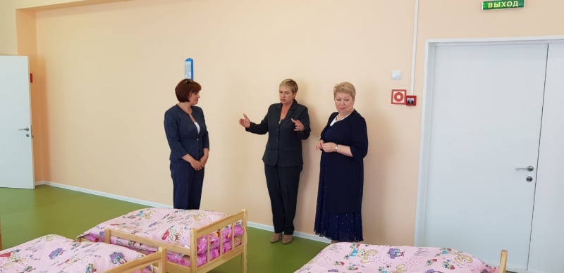 Министр просвещения России посетила новый детский сад в Петропавловске