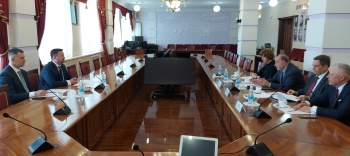 В краевой столице состоялась официальная встреча Главы города Константина Брызгина и делегации МИД России