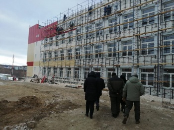 Строительство нового здания школы №33 в Петропавловске-Камчатском идет по графику 