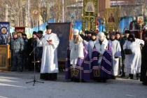 Рождественские гуляния прошли на главной площади Петропавловска