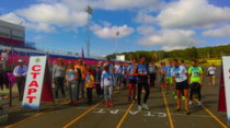 В Петропавловске впервые состоялся марафон «Вызов Пределам», посвященный Дню физкультурника