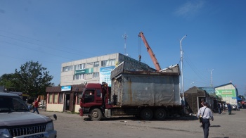 В Петропавловске продолжается работа по демонтажу незаконно размещенных торговых объектов