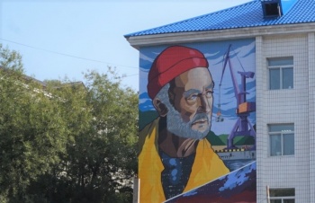 Полюбившееся горожанам граффити «Рыбак» в центре города отреставрируют