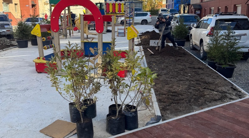 Дворы Петропавловска-Камчатского обновляются в рамках проекта «Благоустройство дальневосточных дворов»