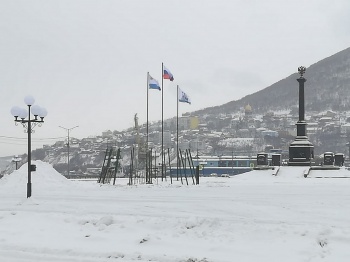 В краевой столице начался монтаж главной новогодней елки