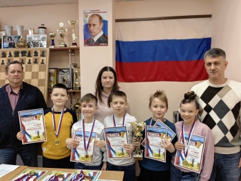 Названы победители и призеры первенства города по шахматам среди детей
