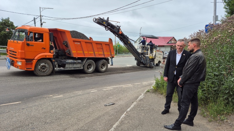 Исполняющий полномочия Главы города Владислав Масло: В краевом центре выполнено более 50 тысяч квадратных метров ямочного ремонта 