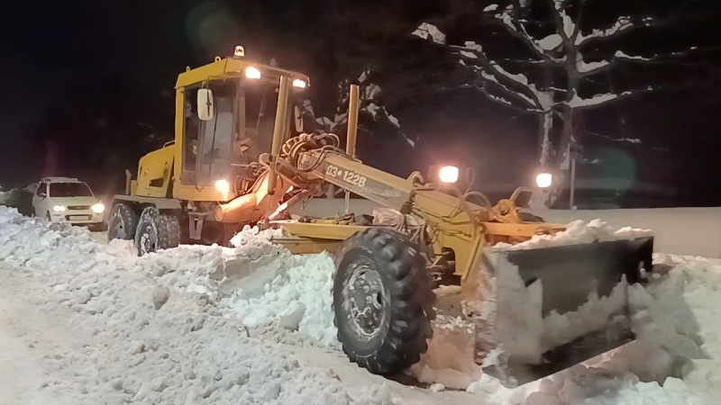 Выход техники в ночь на 1 февраля