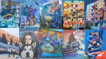10 новых граффити украсили улицы Петропавловска-Камчатского