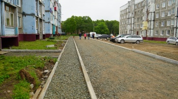 В Петропавловске-Камчатском благоустраивают территории в рамках проекта «1000 дворов»