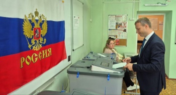 Глава города Евгений Беляев проголосовал на выборах губернатора Камчатского края