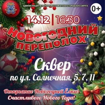 Открытие ёлок в микрорайонах на 14 декабря