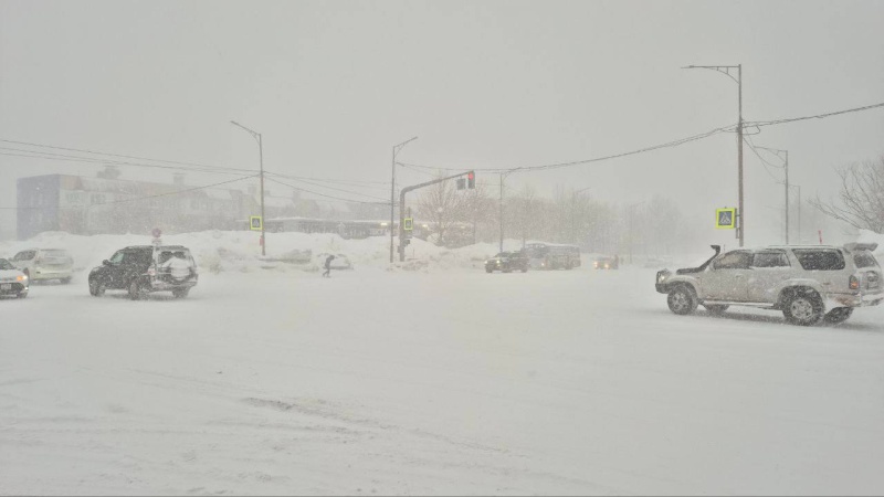Петропавловск-Камчатский находится в зоне влияния циклона