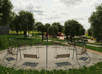 В парке «Электрон» появятся веревочный парк, всесезонная арт-галерея и новые игровые зоны