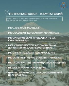 Горожан призывают воспользоваться пурговыми площадками