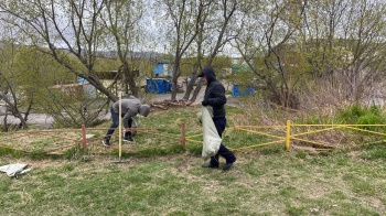 Непогода субботнику — не помеха 