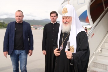 Святейший Патриарх Московский и всея Руси Кирилл прибыл на Камчатку