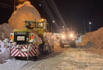 Дорожные работы в ночь на 21 февраля