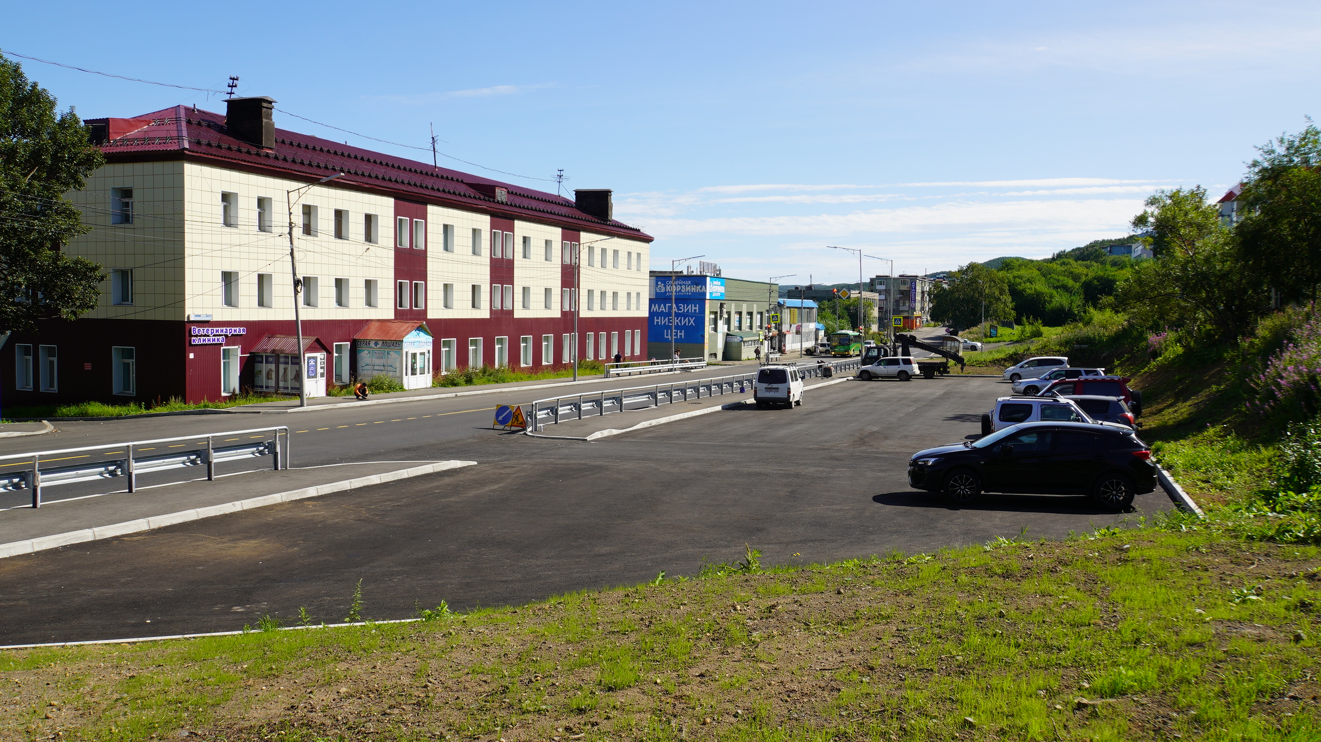 В Петропавловске-Камчатском завершен ремонт дороги на ул. Индустриальная