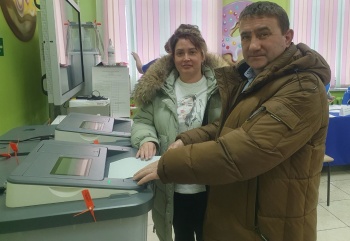 Семьи участников специальной военной операции голосуют на выборах Президента России