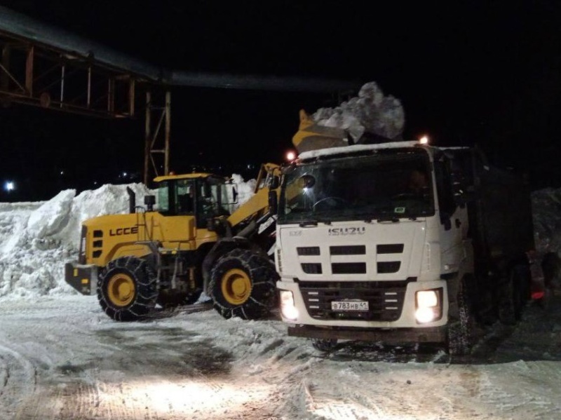 Дорожные работы в ночь на 10 февраля