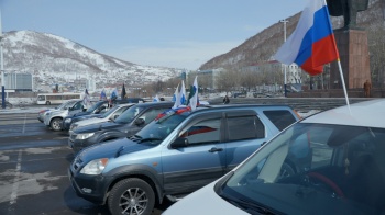 На Камчатке прошёл автопробег в поддержку участников СВО