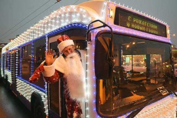 Для удобства горожан в новогоднюю ночь будут работать автобусы-шаттлы