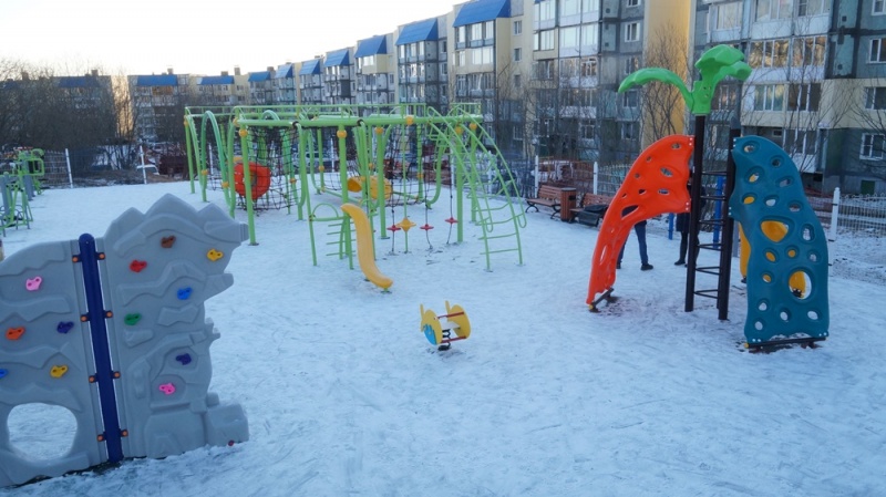 В краевой столице появились восемь детских площадок в рамках губернаторского проекта «Город для жизни»